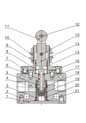 Inner AirTAC - Mechanical Valve CM3 Series